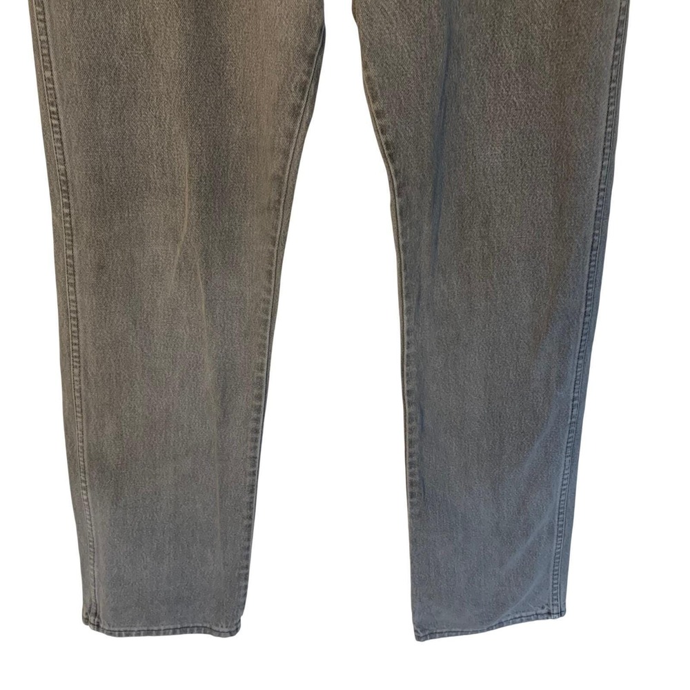 Vintage Wrangler 13WMZPB Jeans Mens 36x36 Gray Denim USA Made Straight Leg 1990s - Picture 5 of 14